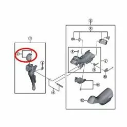 Shimano Embellecedor Maneta Tiagra ST-4700 -Bicicletas Tienda de ventas embellecedor maneta tiagra st 4700 1