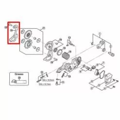 Shimano Portapoleas Interior RD-M810-SS