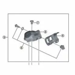 Shimano Tapa Maneta SL-M8000 I-SPEC-II